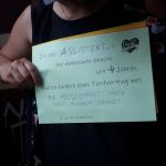 Ich bin Assistent_in bei ambulante dienste seit >4 Jahren und ich fordere einen Tarifvertrag, weil die Assistenzarbeit (sowie jede) nach Tarif bezahlt gehört.