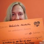 Ich bin Persönliche Assistentin bei ambulante dienste seit 10 Jahren und fordere einen Tarifvertrag, weil es endlich an der Zeit ist, dass Persönliche Assistenz eine Aufwertung erfährt!